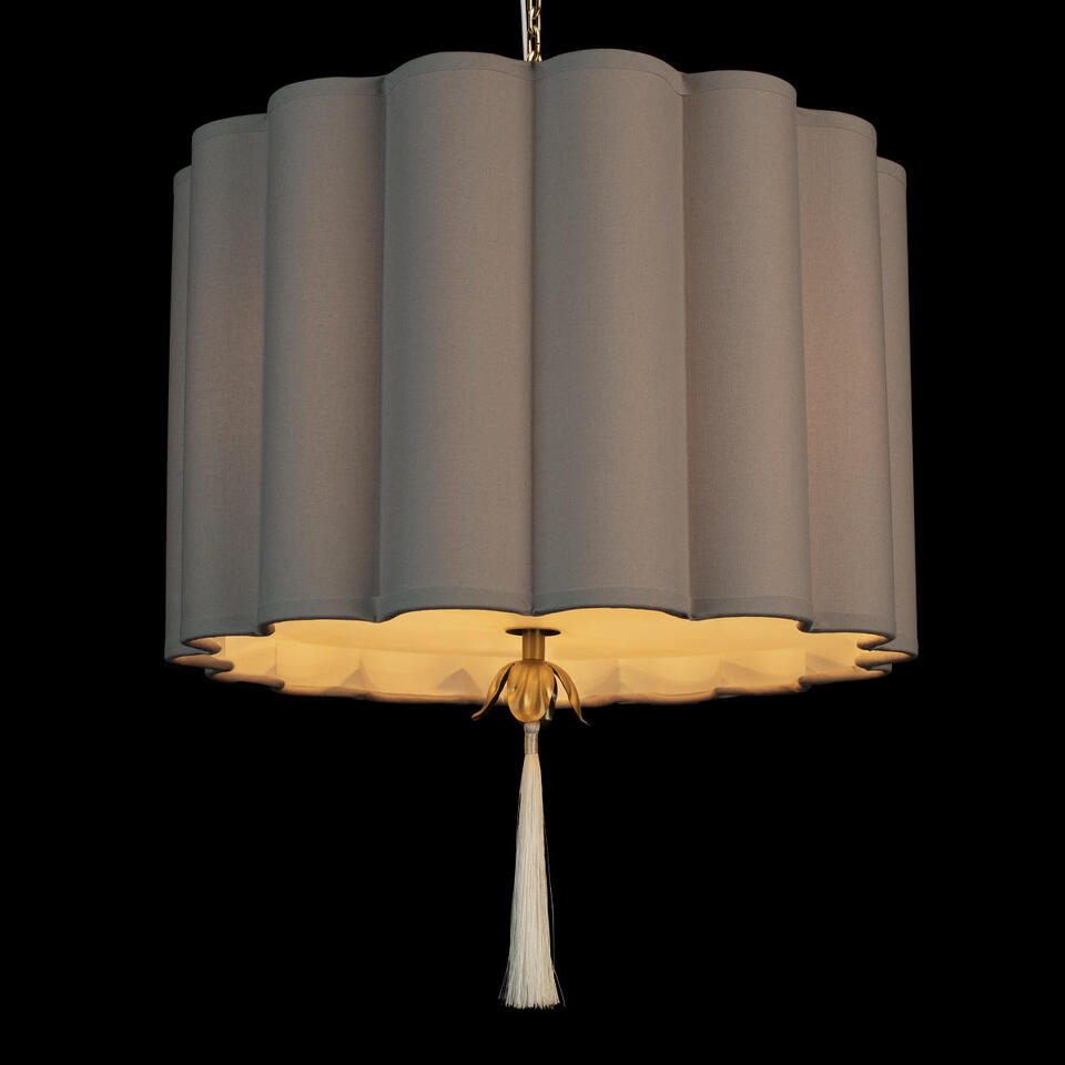 Фото №6  Подвесной светильник 10306P Grey linen Подвесной светильник LOFT IT Mellow