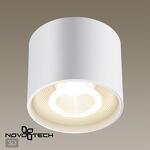 Превью фото №1  NOVOTECH 358791 OVER NT21 356 белый Светильник накладной светодиодный IP20 LED 15W 4000K 1600Лм 110-265V BIND