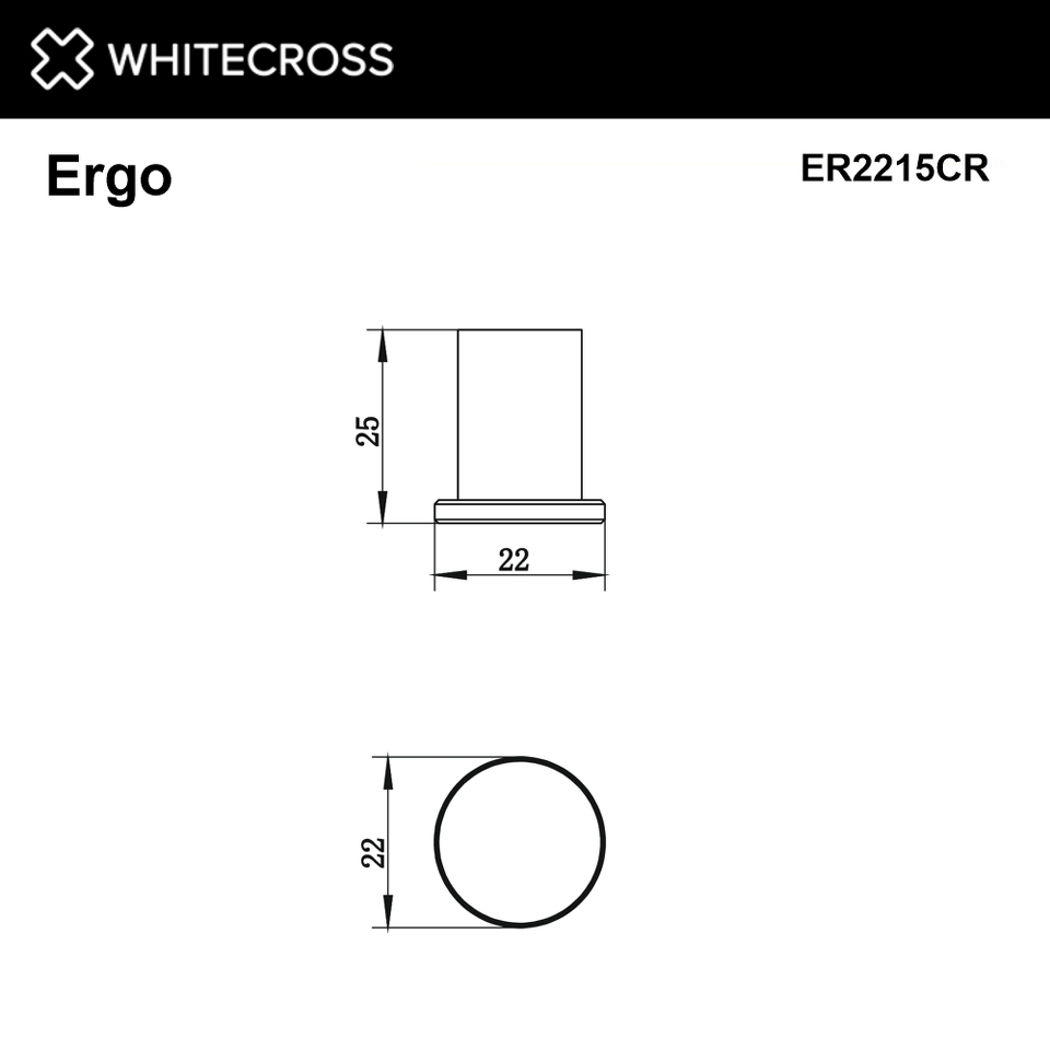 Фото №2  Крючок WHITECROSS Ergo ER2215CR (хром)