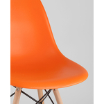 Превью фото №8  Стул Eames Style DSW оранжевый (разборный каркас)