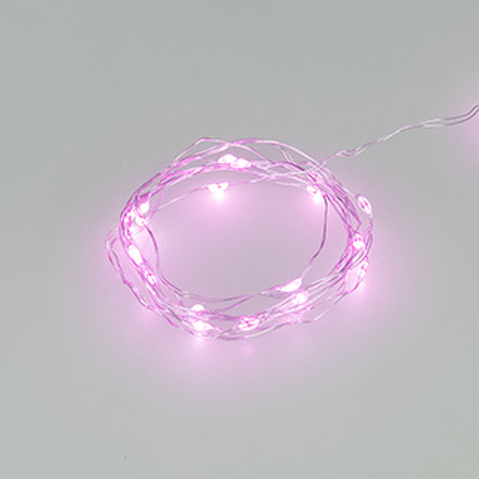 Фото №1  Ardecoled Светодиодная гирлянда ARD-DEW-HOME-2000-CLEAR-20LED-STD Purple (1.5V, Battery Pack, Cork) ( IP20)