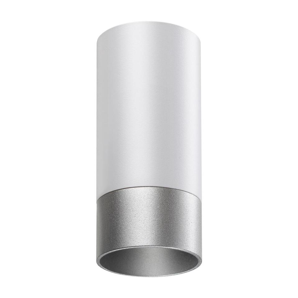 Фото №3  NOVOTECH 370866 OVER NT22 416 белый/серебро Светильник накладной IP20 GU10 9W 220V SLIM