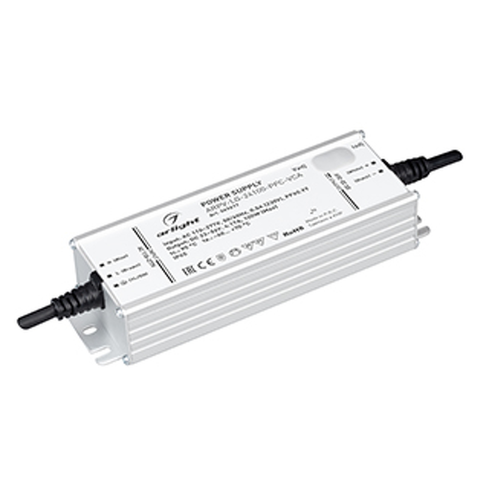 Фото №1  Arlight Блок питания ARPV-LG-24100-PFC-VCA (22-26V, 4.17A, 100W) ( IP65 Металл, 5 лет)
