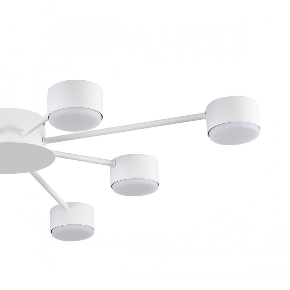 Фото №6  Люстра LUMION 8343/8C COMFI LN26 252 белый, металл Люстра GX53 LED 8*7W 220V TORINA