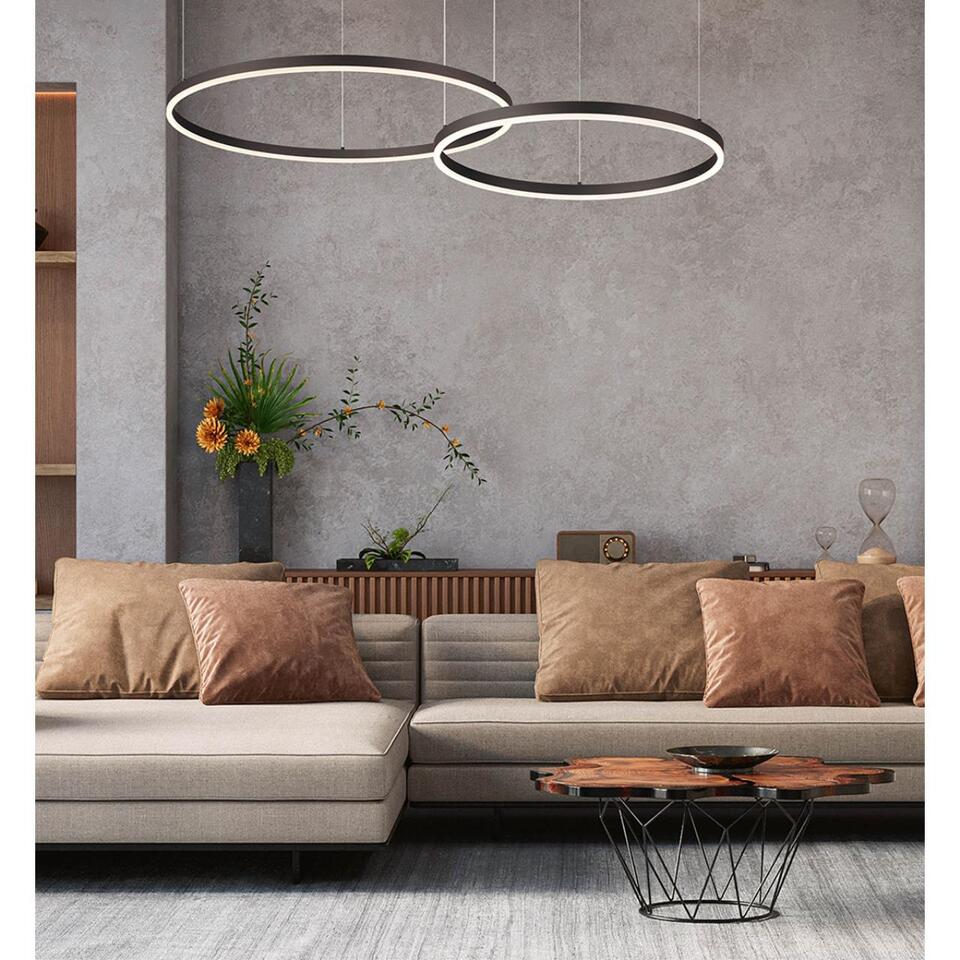 Фото №4  Подвесной светильник LUMION 6530/50L LEDIO LN26 262 чёрный Светильник подвесной LED 50W  3000/4000/6000К 220V ECHO