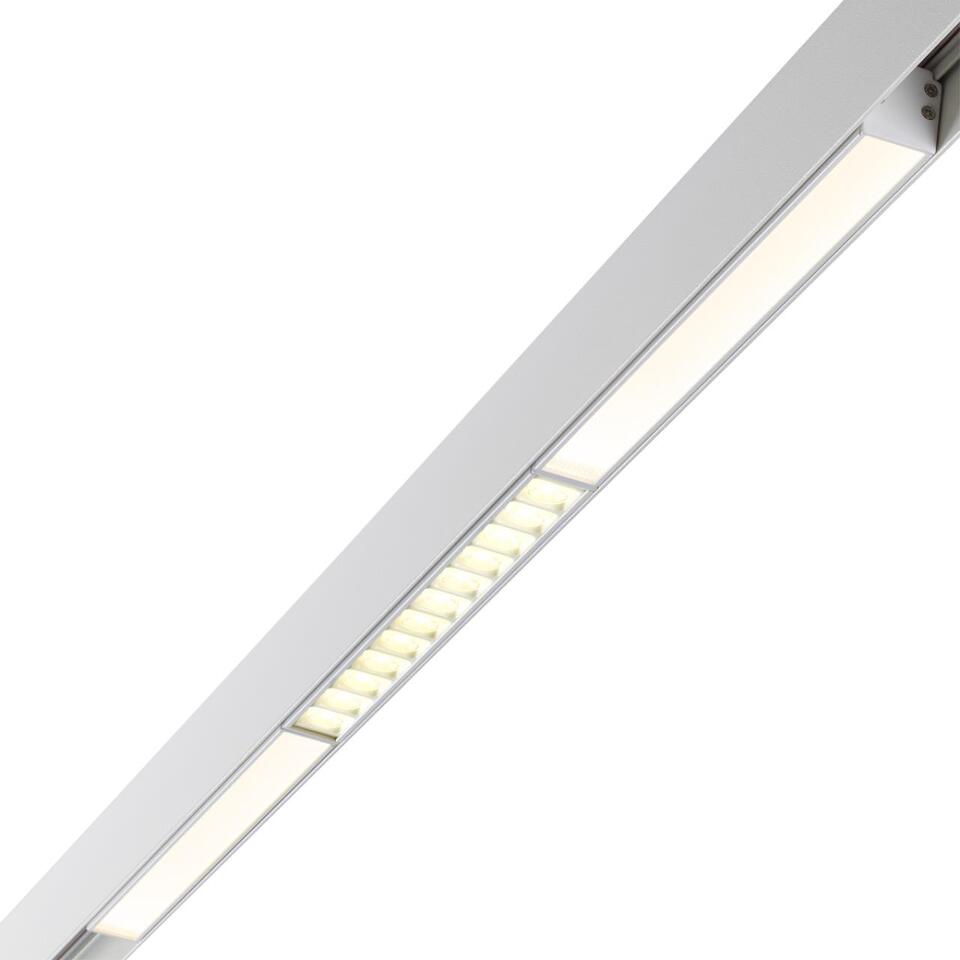Фото №8  NOVOTECH 358617 SHINO NT21 064 белый Трековый низковольтный св-к диммируемый с ДУ, со сменой цв.температуры IP20 LED 3000~6500К 12W 48V FLUM