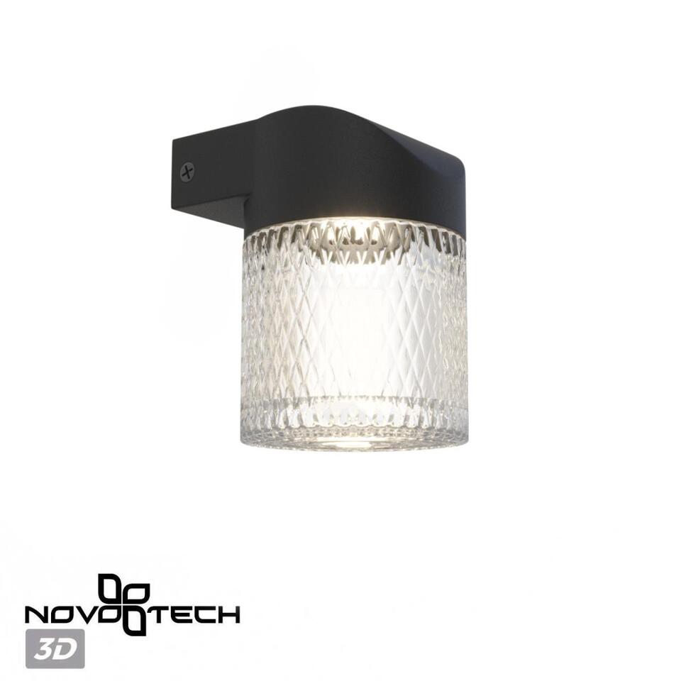 Фото №7  NOVOTECH 359293 STREET NT24 722 черный Светильник ландшафтный настенный IP65 LED 7W 4000K 175-265V ESTIMA