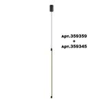 Превью фото №7  NOVOTECH 359345 KONST NT24 048 черный Светильник линейный светодиодный IP20 LED 12W 170-265V 3000K 944Лм VITZ