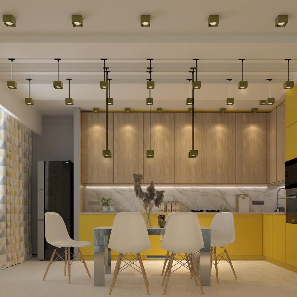 Фото №5  NOVOTECH 358670 OVER NT21 230 золото Светильник накладной светодиодный IP20 LED 4000К 12W 220V PATERA