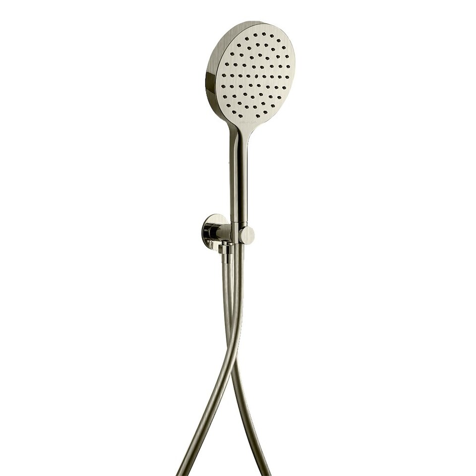 Фото №3  SD015BXX AQUAelite душевой гарнитур с лейкой из ABS пластика Никель шлифованный, 07Q