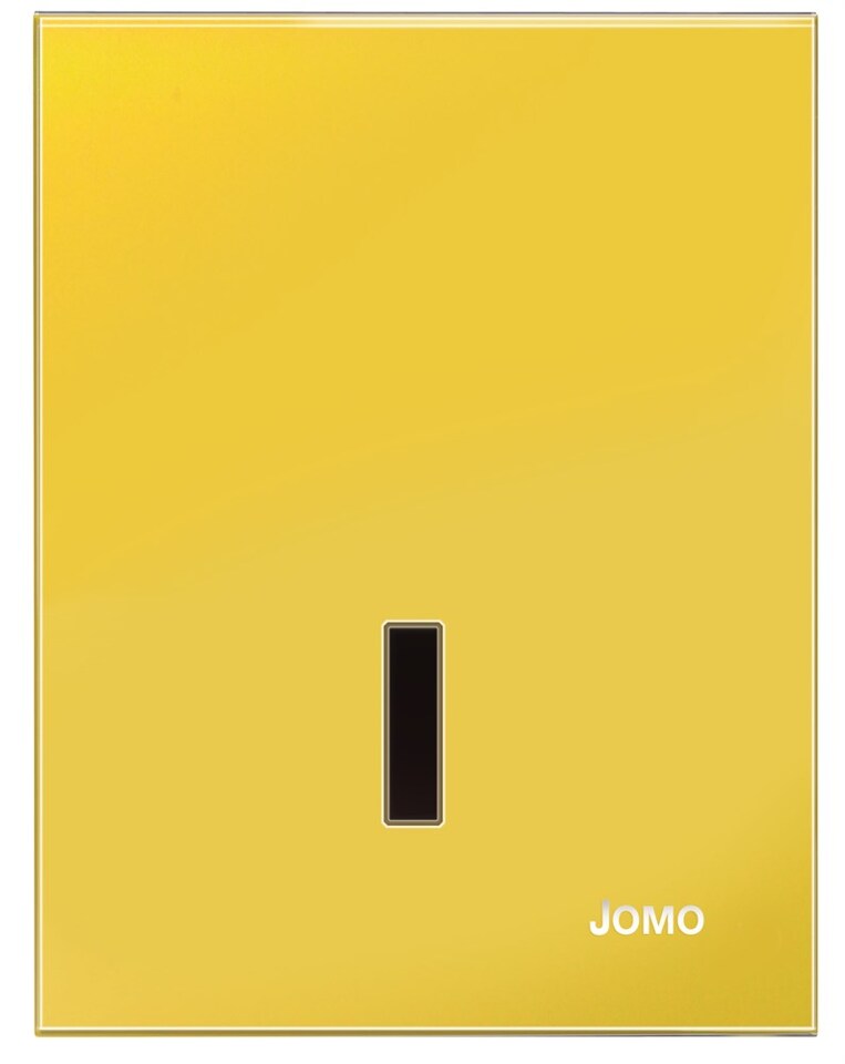 Фото №3  172-6800XX Jomo EXCLUSIVE URI-G Панель смыва с инфракрасным датчиком для писсуара 6V  Желтое стекло