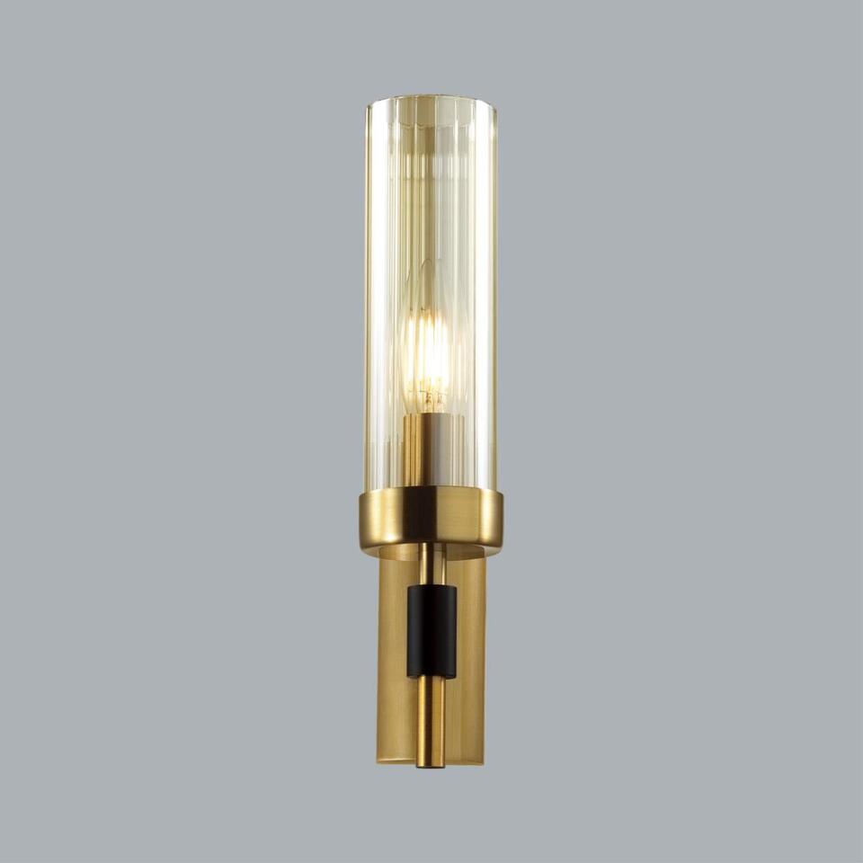 Фото №3  LUMION 6538/1W CLASSI LN23 000 чёрный, латунь Бра E14 1*40W 220V SHARON