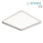 Превью фото №1  SONEX 7750/95L MITRA LED SN 544 Светильник металл/PMMA/белый LED 95Вт 3000-6000К 495х495 IP20 пульт ДУ BETA