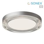 Превью фото №1  SONEX 7728/76L MITRA LED SN 541 Светильник металл/акрил/серебро/прозрачный LED 76Вт 4000K D400 IP20 INFINITA