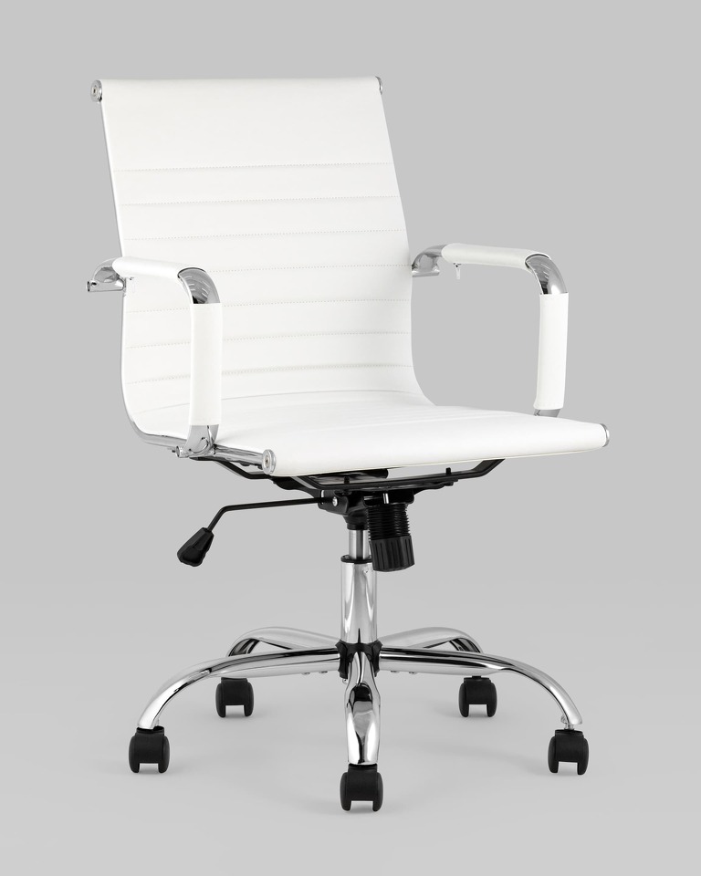 Фото №10  Кресло Кресло офисное TopChairs City S белое