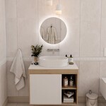 Превью фото №3  Раковина Teymi Раковина Martta 50 накладная, белая T52101