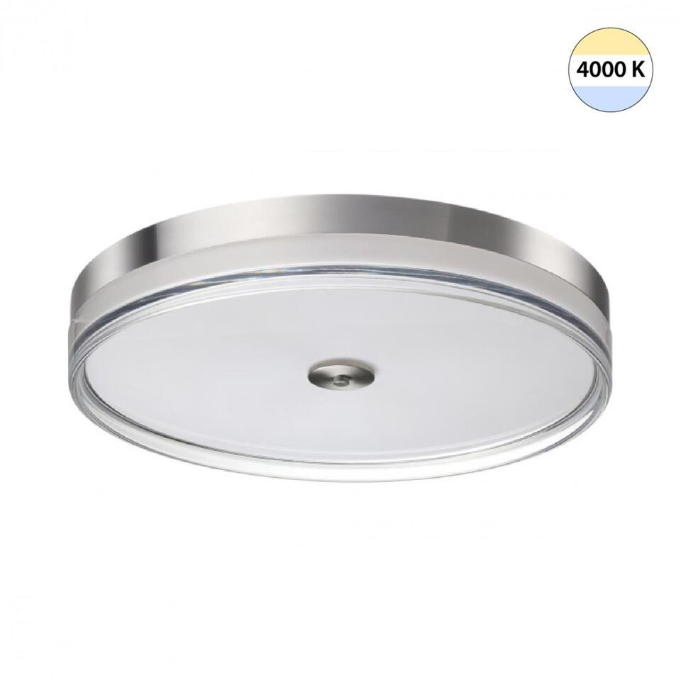 Фото №6  SONEX 7727/112L MITRA LED SN 541 Светильник металл/акрил/никель/прозрачный LED 112Вт 4000K D500 IP20 ETERNA