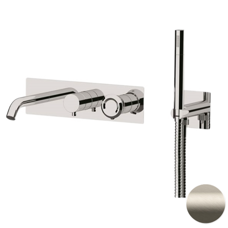 Фото №2  Смеситель для ванны Remer Element ET53D2XV, сталь