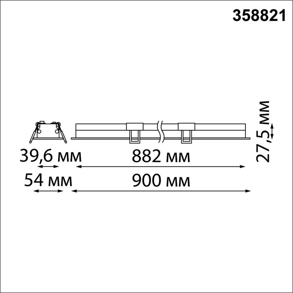 Фото №2  NOVOTECH 358822 SPOT NT22 486 белый Встраиваемый светодиодный светильник IP20 LED 4000K 24W 220V ITER