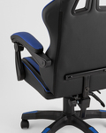 Превью фото №7  Кресло спортивное TopChairs Shadow черно-синий