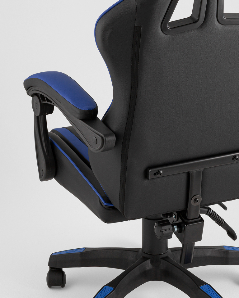Фото №10  Кресло спортивное TopChairs Shadow черно-синий