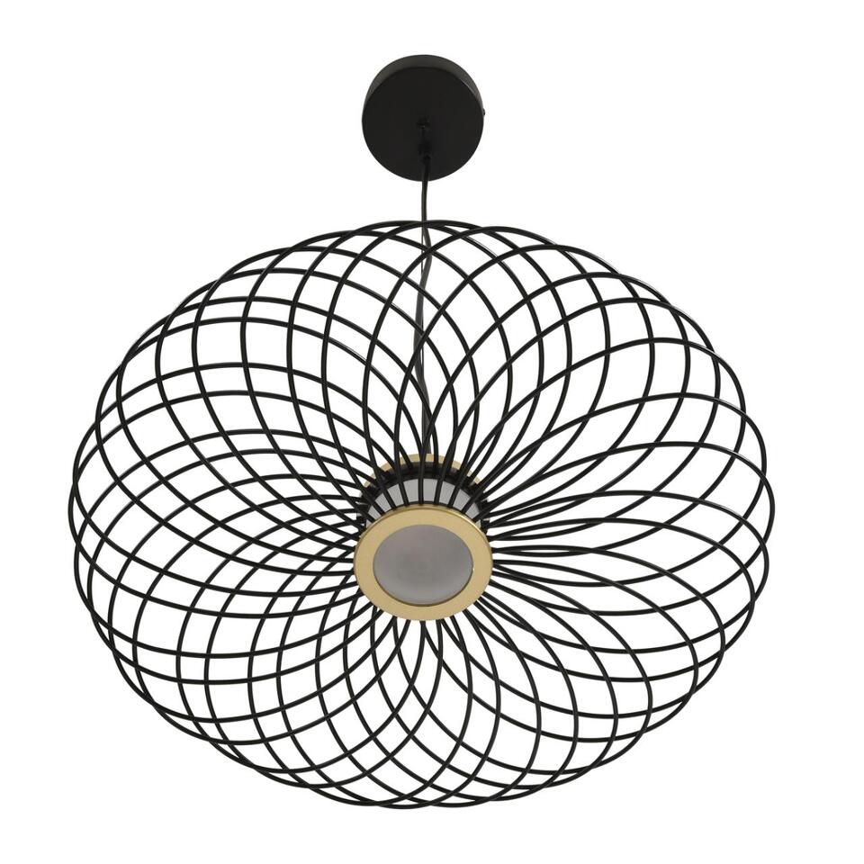 Фото №7  Подвесной светильник LUMION 8379/9L LEDIO LN26 299 черный, металл/акрил Подвес LED 9W 3000K 220V CAMOMILE