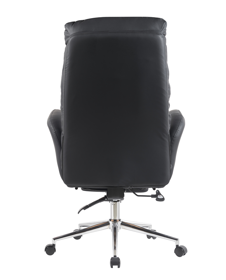 Фото №6  Кресло руководителя TopChairs Solid NC с оттоманкой черный