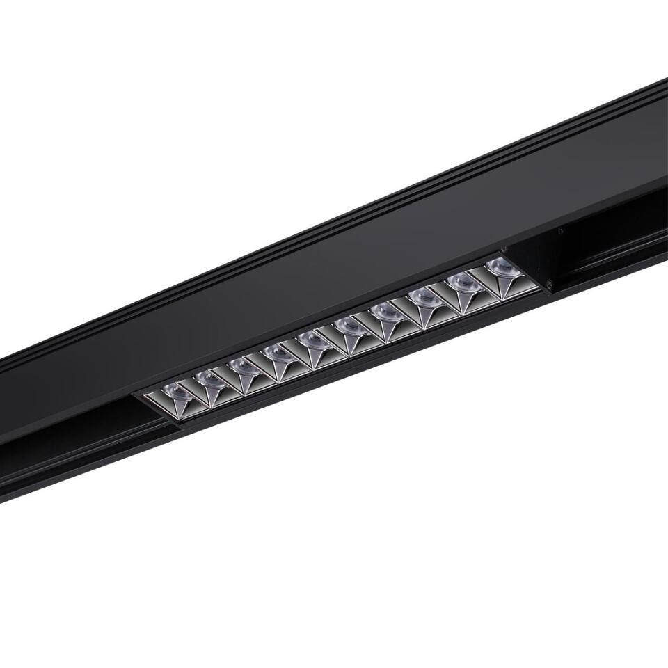 Фото №5  NOVOTECH 358524 SHINO NT21 082 черный Трековый светильник для низковольного шинопровода IP20 LED 4000K 20W 48V KIT