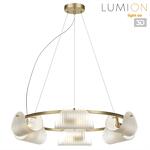 Превью фото №1  Люстра LUMION 6571/6 NEOCLASSI LN26 193 медный/белый/металл/стекло Люстра E14 6*60W 220V FIORO