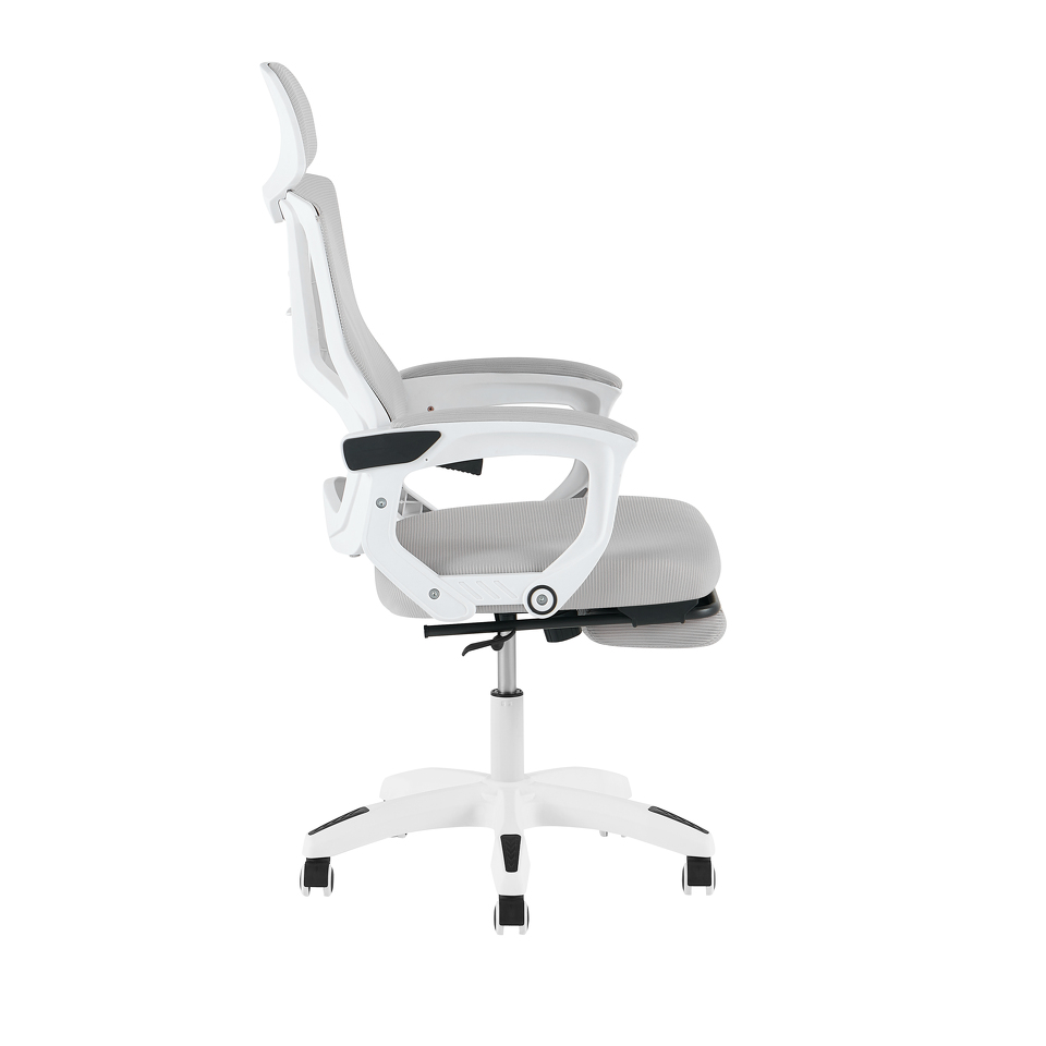 Фото №5  Кресло офисное TopChairs Vecto серый