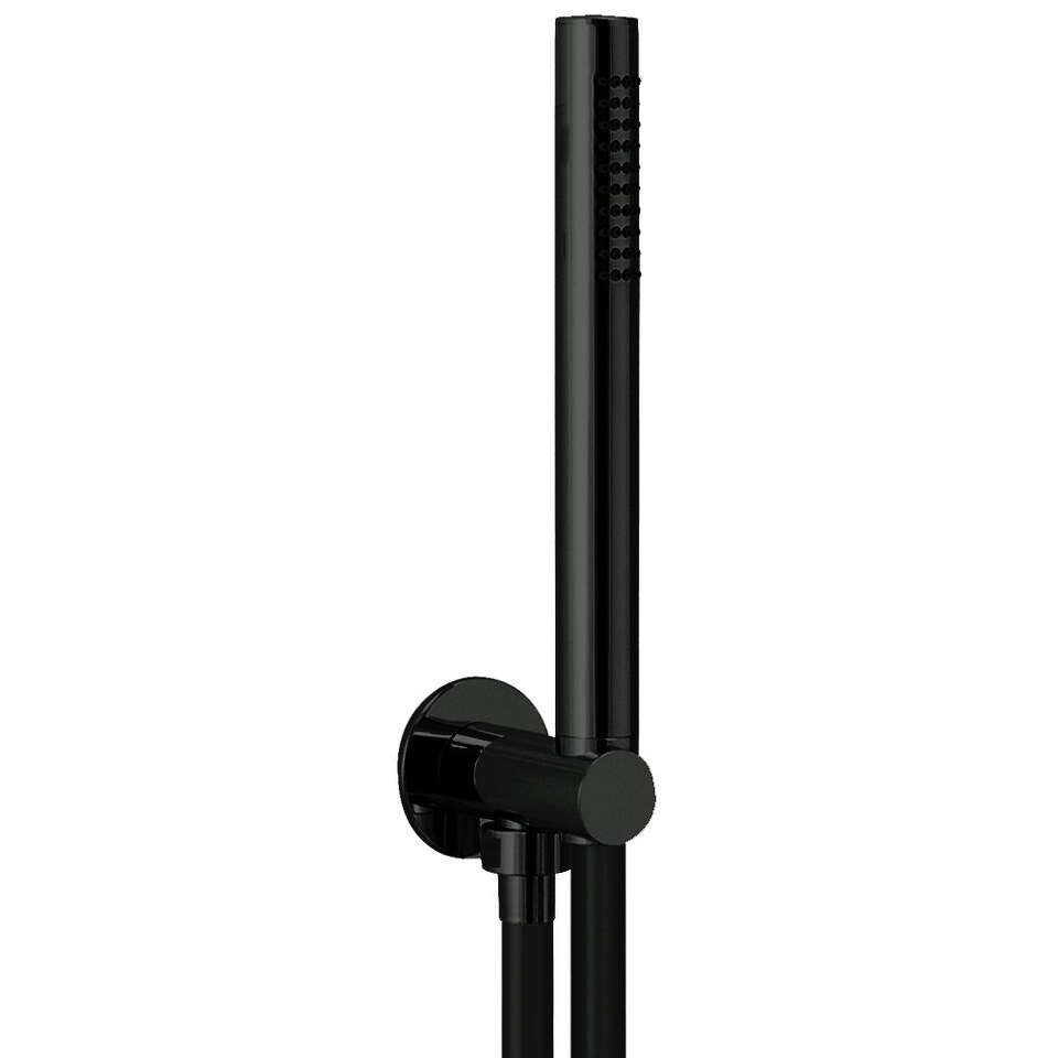 Фото №8  KT017AXX AQUAelite Pop, комплект для душа с гарнитуром, 250 мм Матовый чёрный, 38/05Q