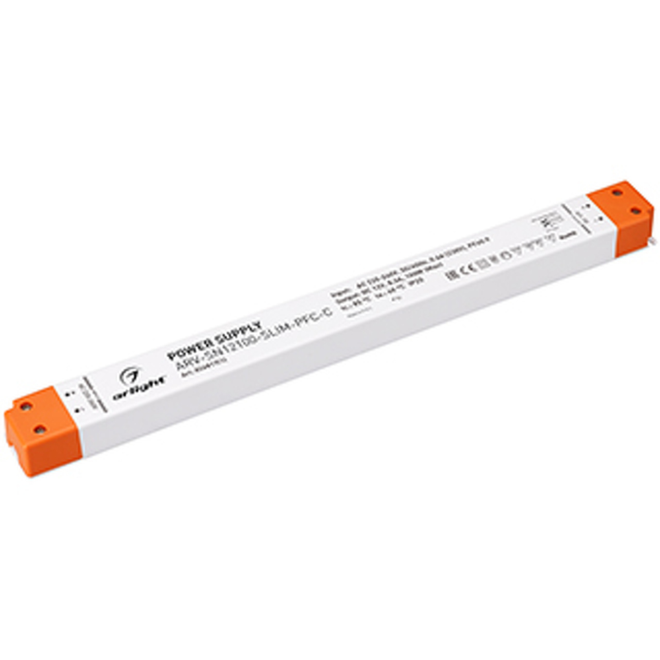 Фото №1  Arlight Блок питания ARV-SN12100-SLIM-PFC-C (12V, 8.3A, 100W) ( IP20 Пластик, 3 года)