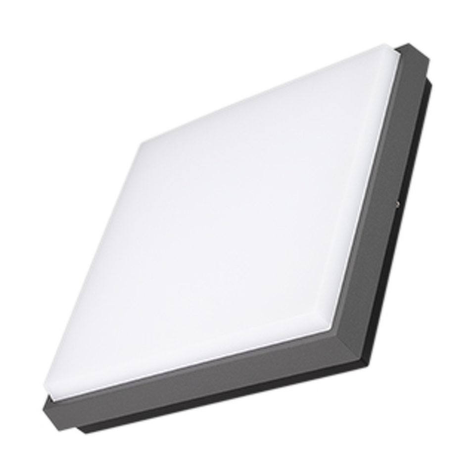 Фото №1  Arlight Светильник LGD-AREA-S240x240-25W Warm3000 (GR, 110 deg, 230V) ( IP54 Металл, 3 года)