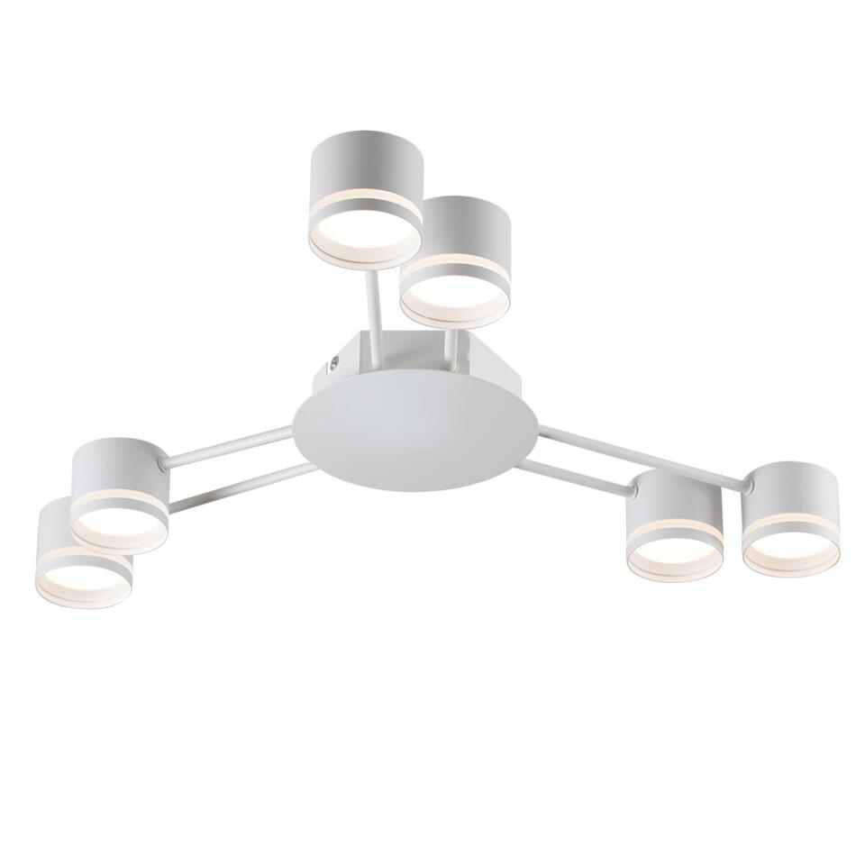 Фото №9  Люстра LUMION 8235/6C COMFI LN26 242 белый, металл Люстра потолочная LED GX53 6*12W 220V GARETA