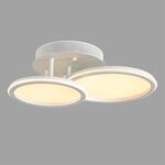 Превью фото №3  Люстра LUMION 8380/45CL LEDIO LN26 000 белый, металл/акрил Умная люстра потолочная с ПДУ и голосовым управлением LED 45W 3000-6500К 220V ALIS SMART