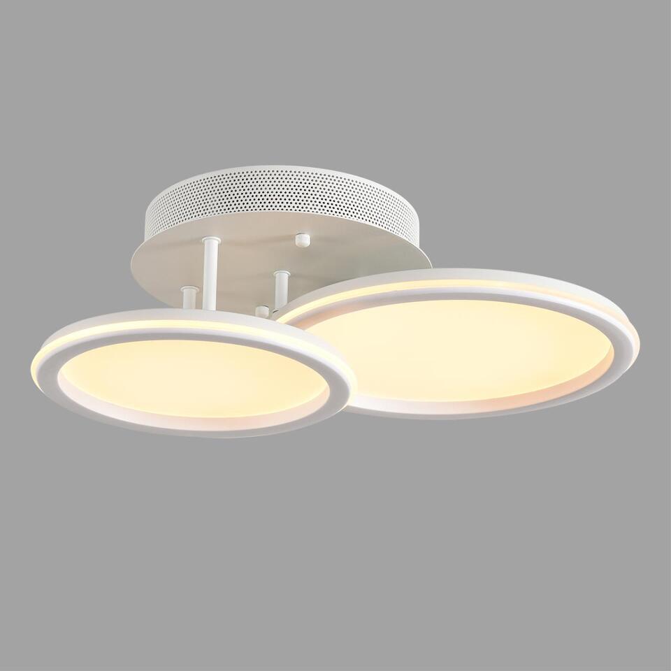 Фото №9  Люстра LUMION 8380/45CL LEDIO LN26 000 белый, металл/акрил Умная люстра потолочная с ПДУ и голосовым управлением LED 45W 3000-6500К 220V ALIS SMART