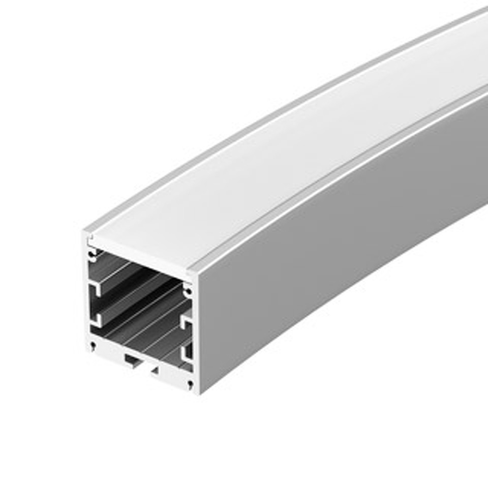 Фото №1  Arlight Профиль SL-ARC-3535-D1500-A90 SILVER (1180мм, дуга 1 из 4) ( Алюминий)