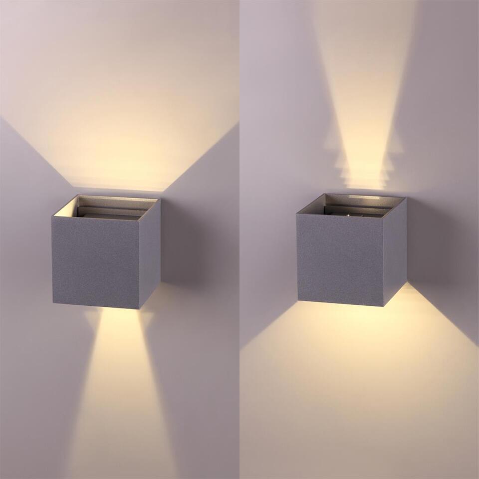 Фото №3  NOVOTECH 358004 STREET NT19 744 темно-серый Ландшафтный светильник IP54 LED 3000К 2*3W 85-265V KAIMAS
