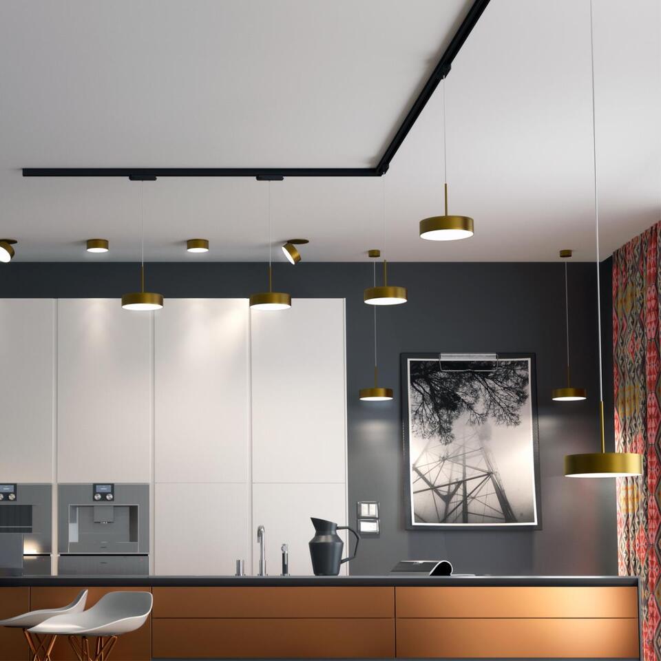 Фото №5  NOVOTECH 358754 SPOT NT21 449 матовое золото Светильник встраиваемый светодиодный IP20 LED 24W 4000K 2100Лм 100-265V PROMETA