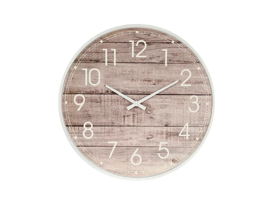 Фото №1  OGOGOHOME Часы настенные Rustic Wood d59 см