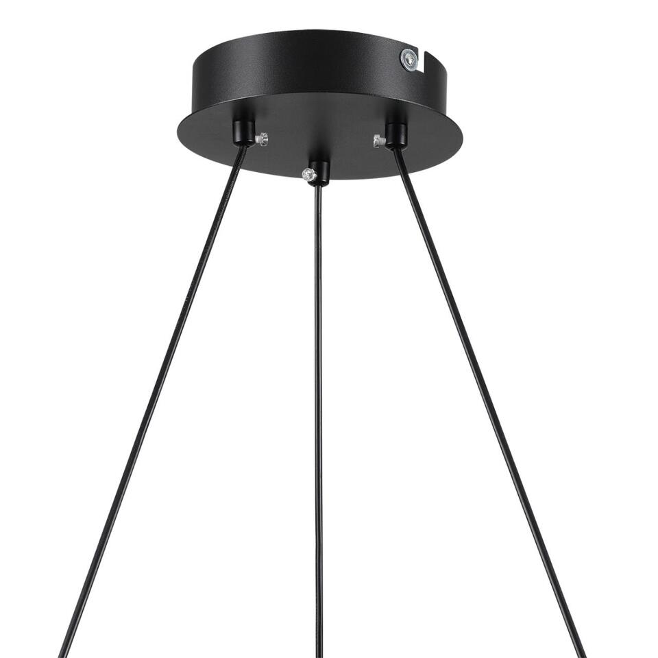 Фото №9  Подвесной светильник LUMION 8233/9 COMFI LN26 255 черный/золото, металл Подвесной светильник GU10 LED 9*7W 220V LAMINA