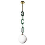 Превью фото №5  Подвесной светильник 10128P Green Подвесной светильник LOFT IT Chain