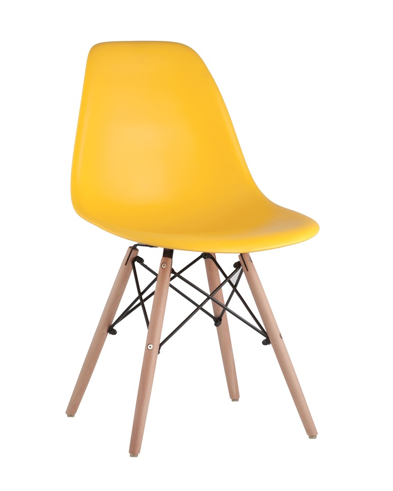 Фото №10  Стул Eames DSW желтый