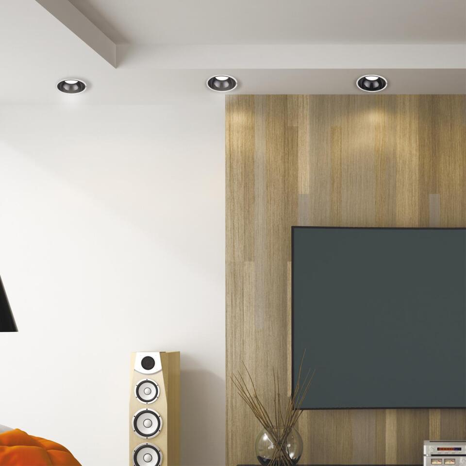 Фото №3  NOVOTECH 358691 SPOT NT21 462 белый/черный Светильник встраиваемый светодиодный IP20 LED 4000К 10W 100-265V KNOF