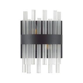 Фото LUMION 5272/2W MODERNI LN26 209 черный Бра E14 2*40W 220V MITSUKO