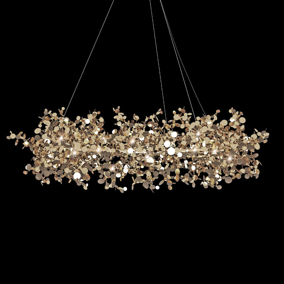 Фото №5  Люстра 10101/800 Gold Подвесная люстра LOFT IT Spark