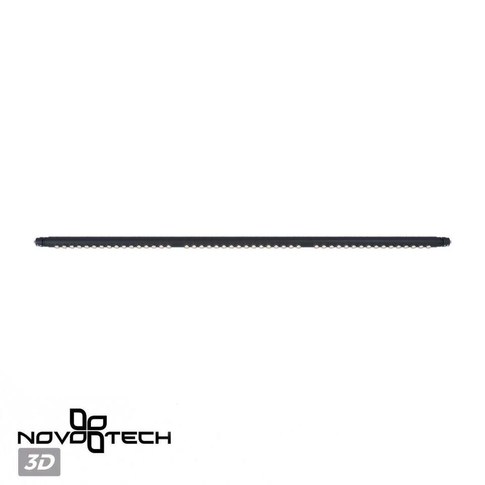 Фото №9  NOVOTECH 359368 KONST NT24 032 черный Светильник диммир. со сменой цв. температ. (управл. - пульт ДУ или прилож. Smart Life) IP20 LED 24W 48V 3000-6000К GLAT