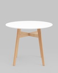 Превью фото №5  Стол обеденный Target Circle 90*90 белый