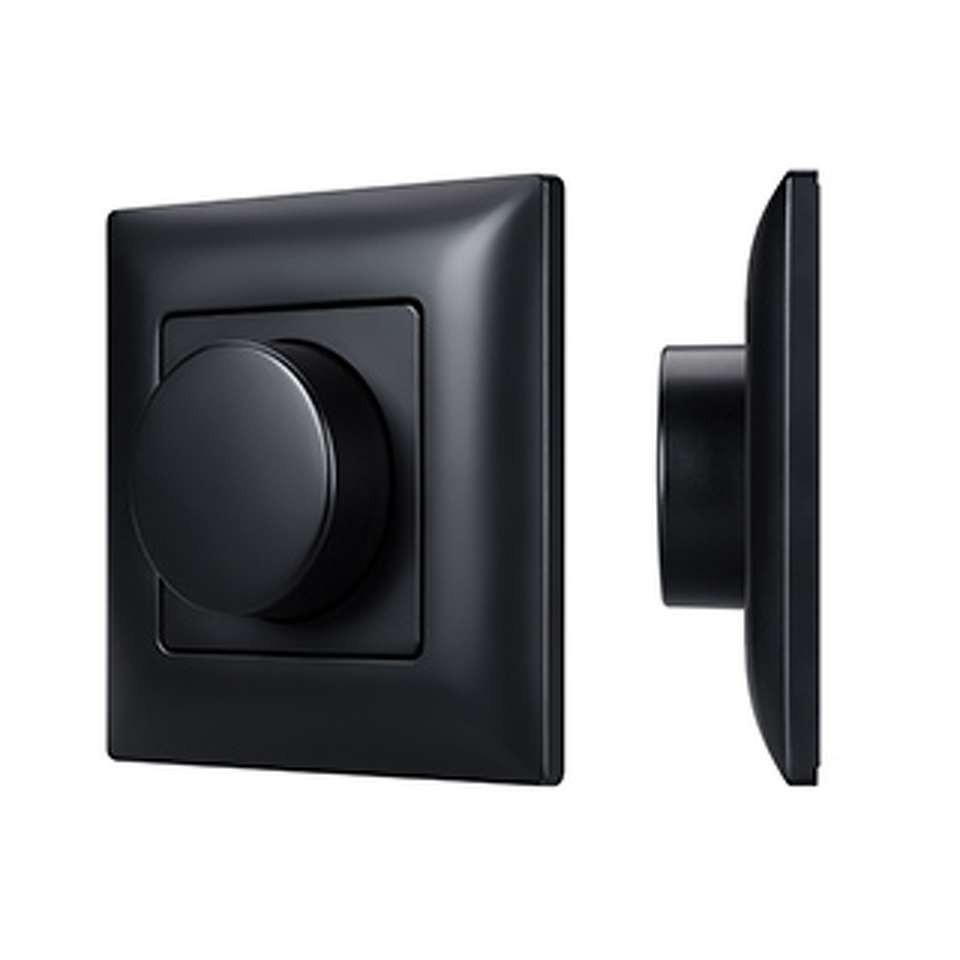 Фото №1  Выключатель IARL INTELLIGENT ARLIGHT Роторная панель SMART-RF-801-32-DIM-SUF Black (3V, 2.4G) ( IP20 Пластик, 5 лет)