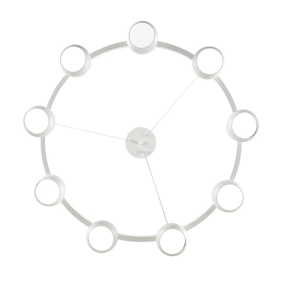 Фото №8  Подвесной светильник LUMION 8254/9 COMFI LN26 246 белый металл Светильник подвесной LED GX53 8*7W 220V LUAZANA